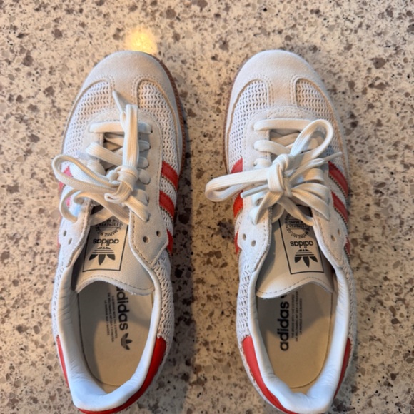 ADIDAS SAMBA OG CRYSTAL WHITE PRELOVED RED - Picture 2 of 5